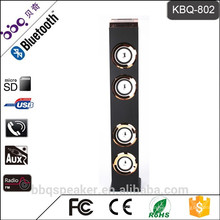 Bateria do BBQ KBQ-802 6000mAh Orador audio profissional o mais novo da torre de Bluetooth do banco do poder